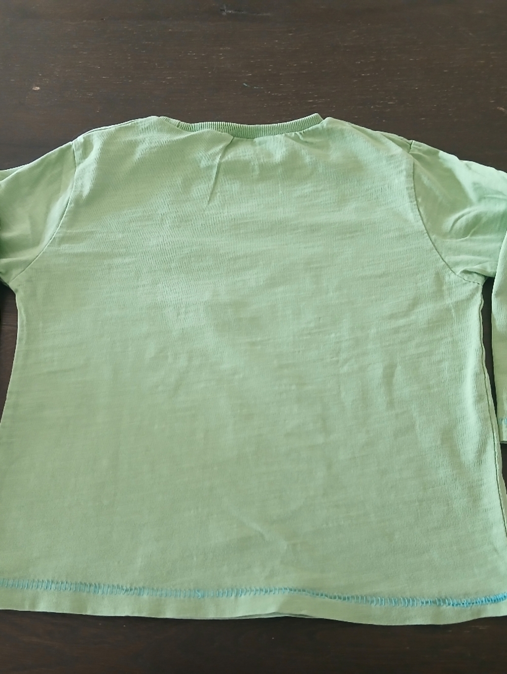 Zara Boy's Green Graphic Cotton Top 18-24 Months Long Sleeved - Picture 4 of 5
